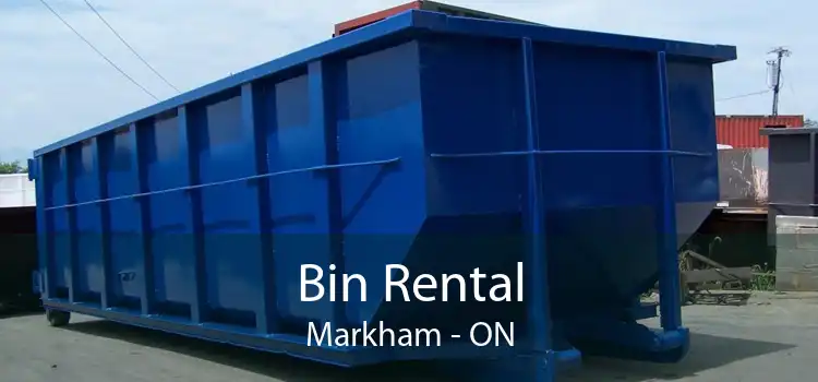 Bin Rental Markham - ON