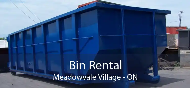 Bin Rental Meadowvale Village - ON