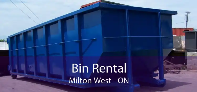 Bin Rental Milton West - ON