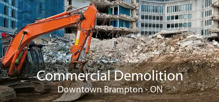 Commercial Demolition Downtown Brampton - ON