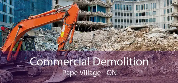 Commercial Demolition Pape Village - ON