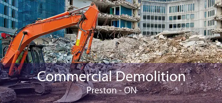 Commercial Demolition Preston - ON