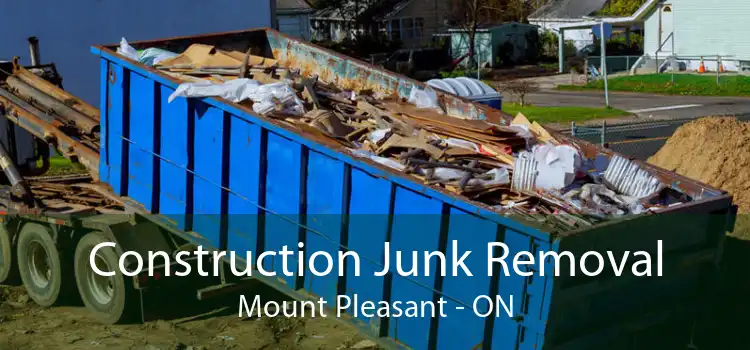 Construction Junk Removal Mount Pleasant - ON
