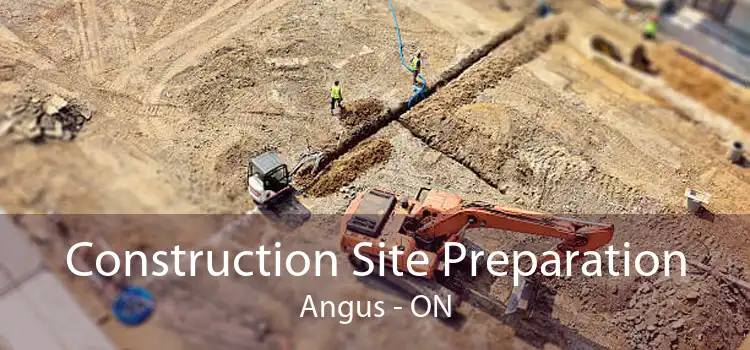 Construction Site Preparation Angus - ON