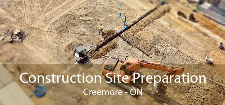 Construction Site Preparation Creemore - ON