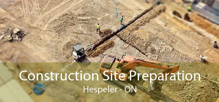 Construction Site Preparation Hespeler - ON