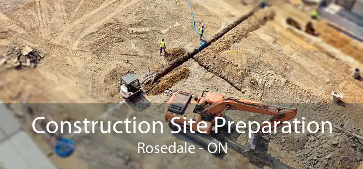 Construction Site Preparation Rosedale - ON