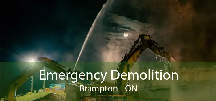 Emergency Demolition Brampton - ON