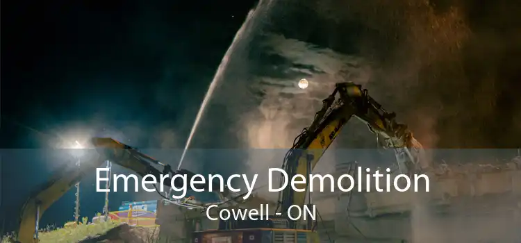 Emergency Demolition Cowell - ON