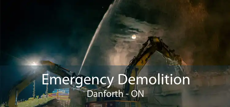 Emergency Demolition Danforth - ON