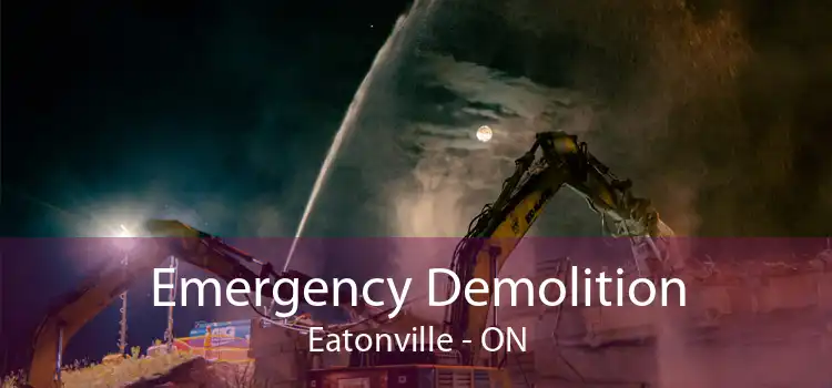 Emergency Demolition Eatonville - ON