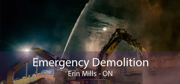 Emergency Demolition Erin Mills - ON