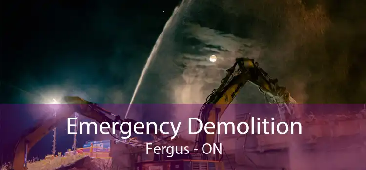 Emergency Demolition Fergus - ON