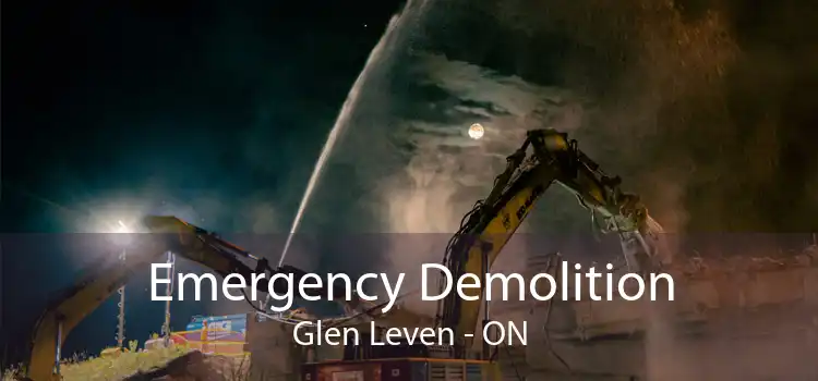Emergency Demolition Glen Leven - ON