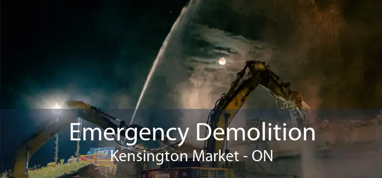 Emergency Demolition Kensington Market - ON