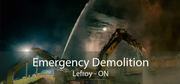 Emergency Demolition Lefroy - ON