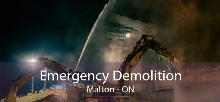Emergency Demolition Malton - ON