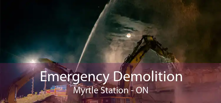Emergency Demolition Myrtle Station - ON