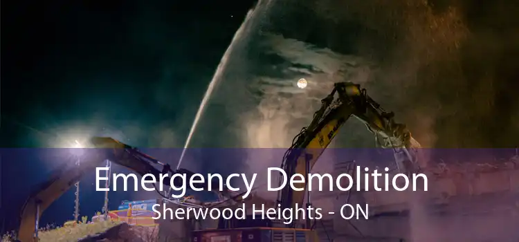 Emergency Demolition Sherwood Heights - ON