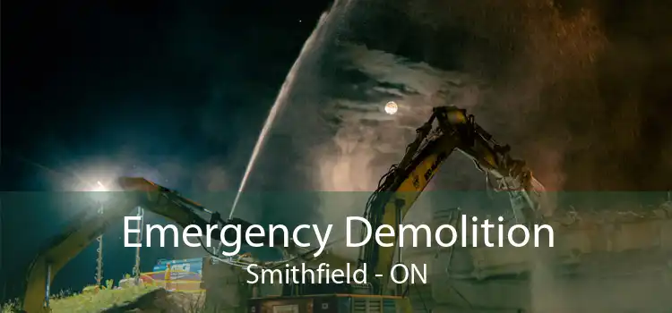 Emergency Demolition Smithfield - ON