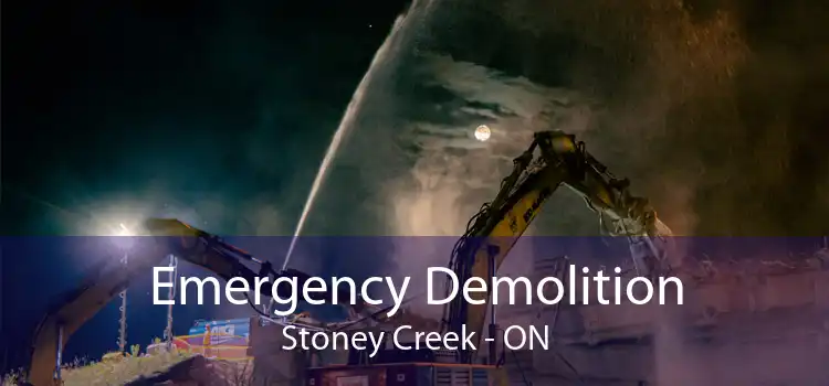 Emergency Demolition Stoney Creek - ON