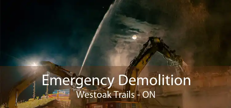 Emergency Demolition Westoak Trails - ON