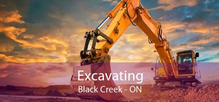 Excavating Black Creek - ON