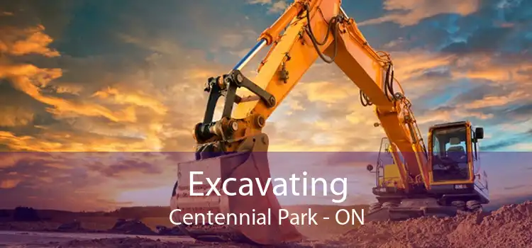 Excavating Centennial Park - ON