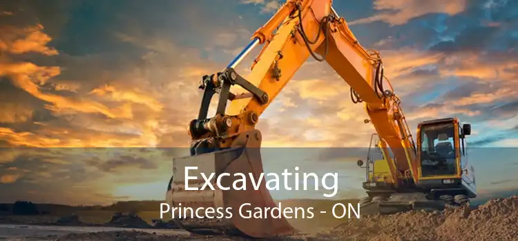 Excavating Princess Gardens - ON
