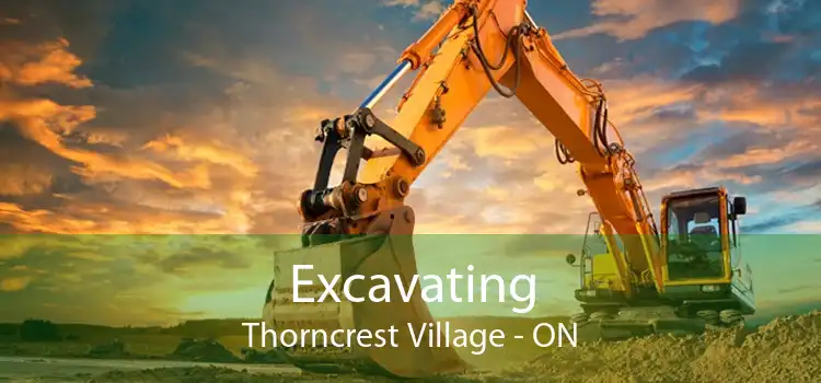 Excavating Thorncrest Village - ON