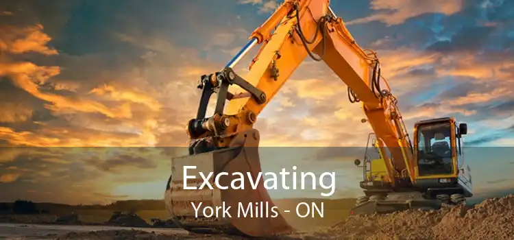 Excavating York Mills - ON