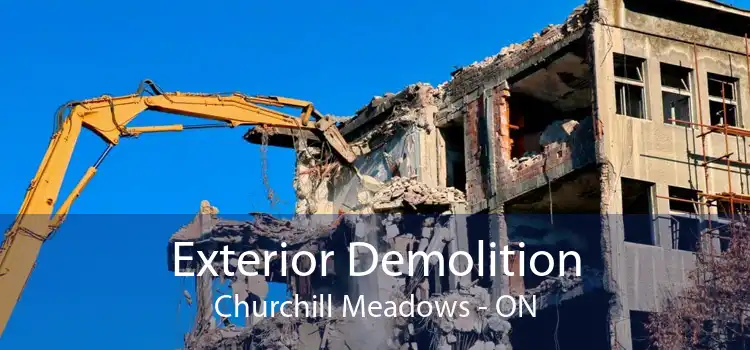 Exterior Demolition Churchill Meadows - ON