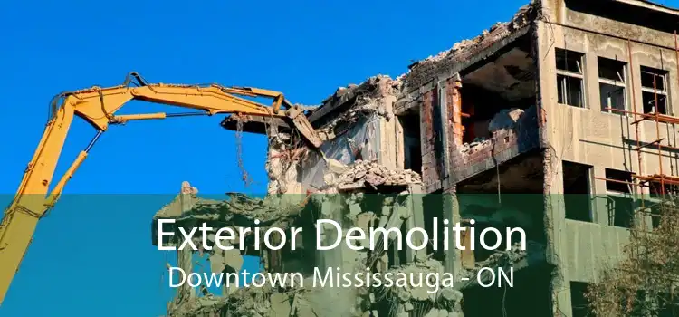 Exterior Demolition Downtown Mississauga - ON