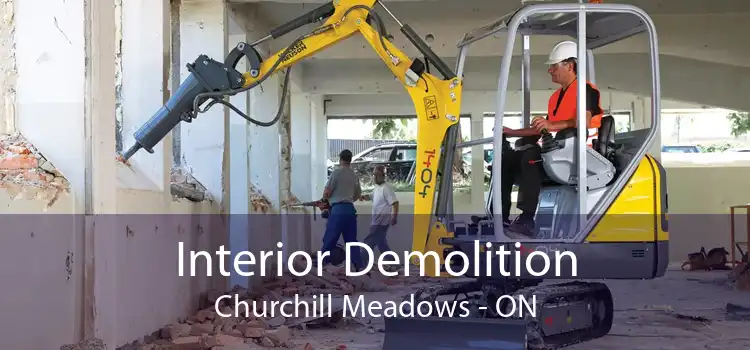 Interior Demolition Churchill Meadows - ON