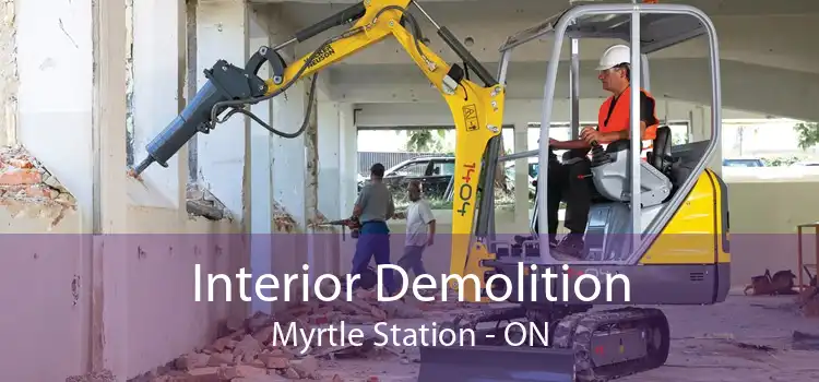 Interior Demolition Myrtle Station - ON