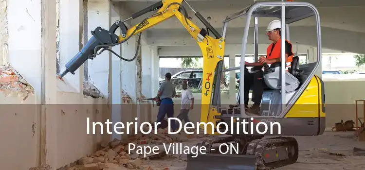 Interior Demolition Pape Village - ON