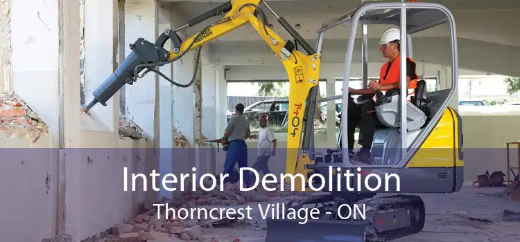 Interior Demolition Thorncrest Village - ON