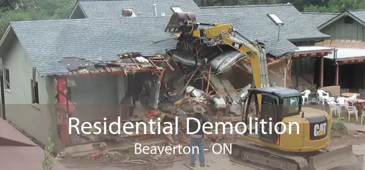 Residential Demolition Beaverton - ON