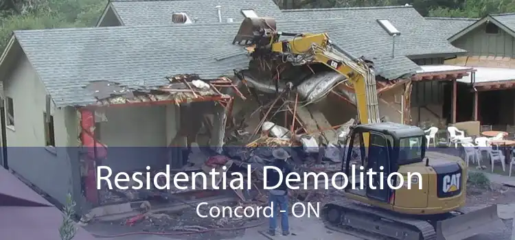 Residential Demolition Concord - ON