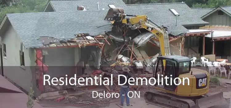 Residential Demolition Deloro - ON