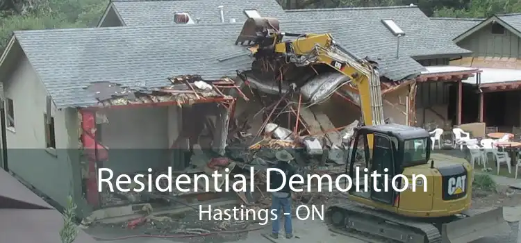 Residential Demolition Hastings - ON