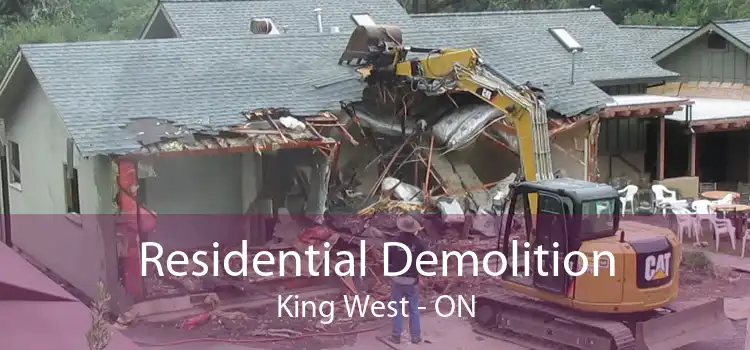 Residential Demolition King West - ON