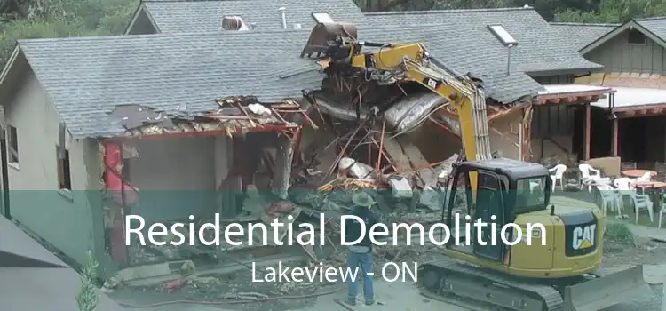 Residential Demolition Lakeview - ON