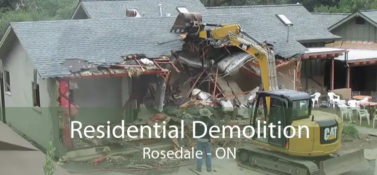 Residential Demolition Rosedale - ON