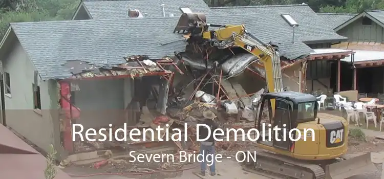 Residential Demolition Severn Bridge - ON