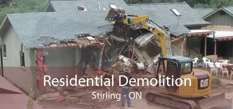Residential Demolition Stirling - ON
