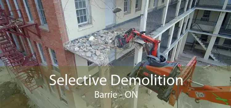 Selective Demolition Barrie - ON