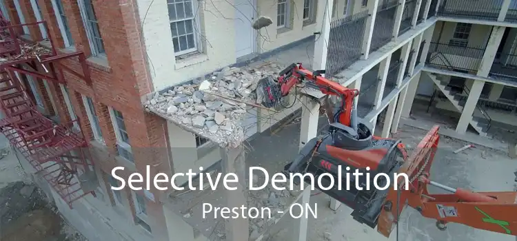 Selective Demolition Preston - ON