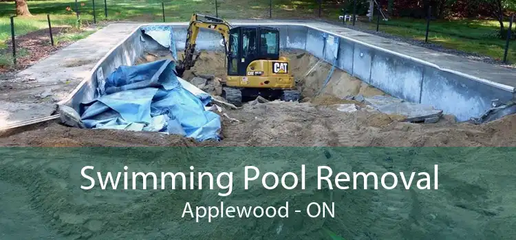 Swimming Pool Removal Applewood - ON