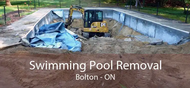 Swimming Pool Removal Bolton - ON